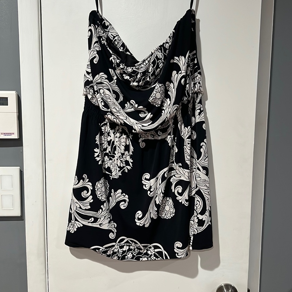 White House Black Market strapless dress